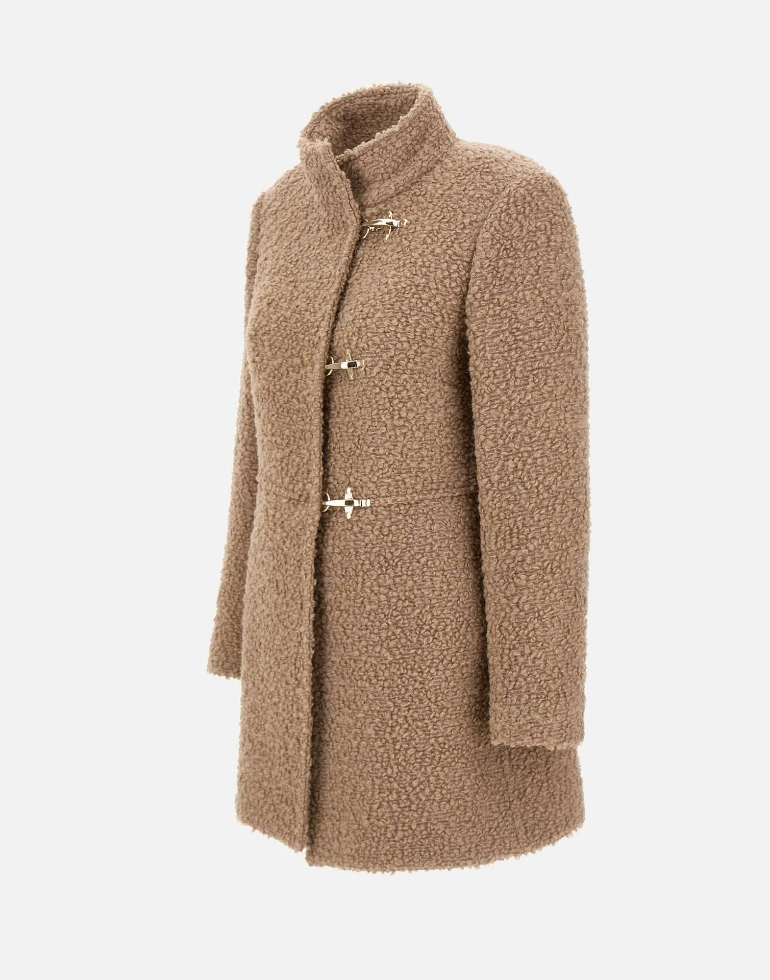 Intense Sand Wool Blend Coat