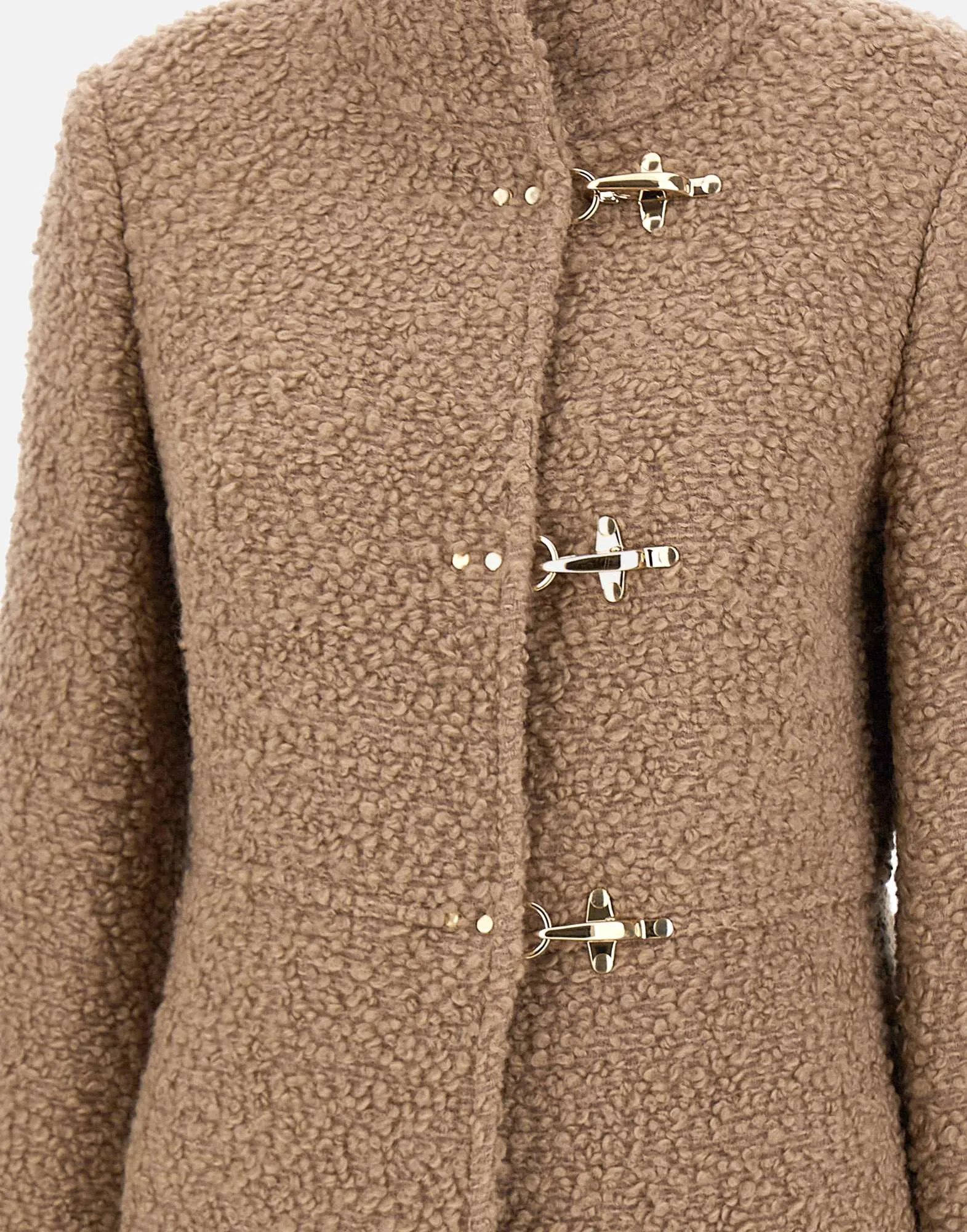 Intense Sand Wool Blend Coat