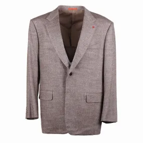 Isaia Donegal Silk-Wool Sport Coat