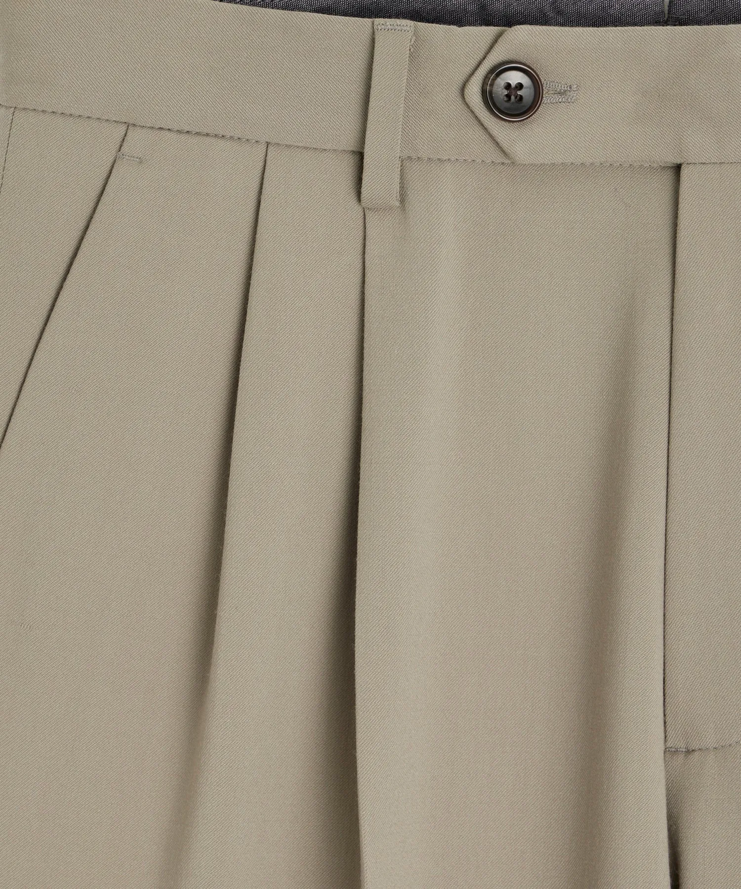 Italian Gabardine Wythe Trouser in Stone