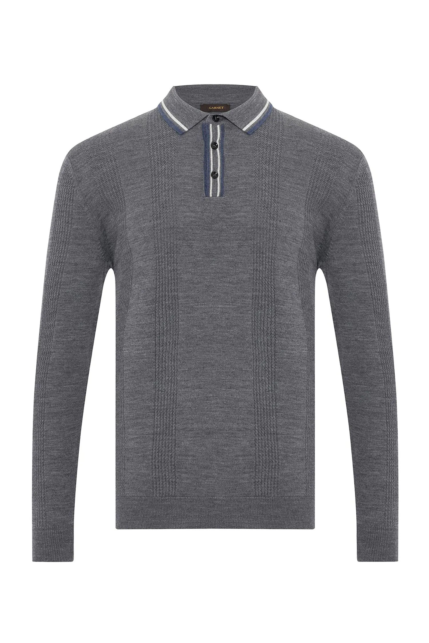 Jacquard Polo Sweater