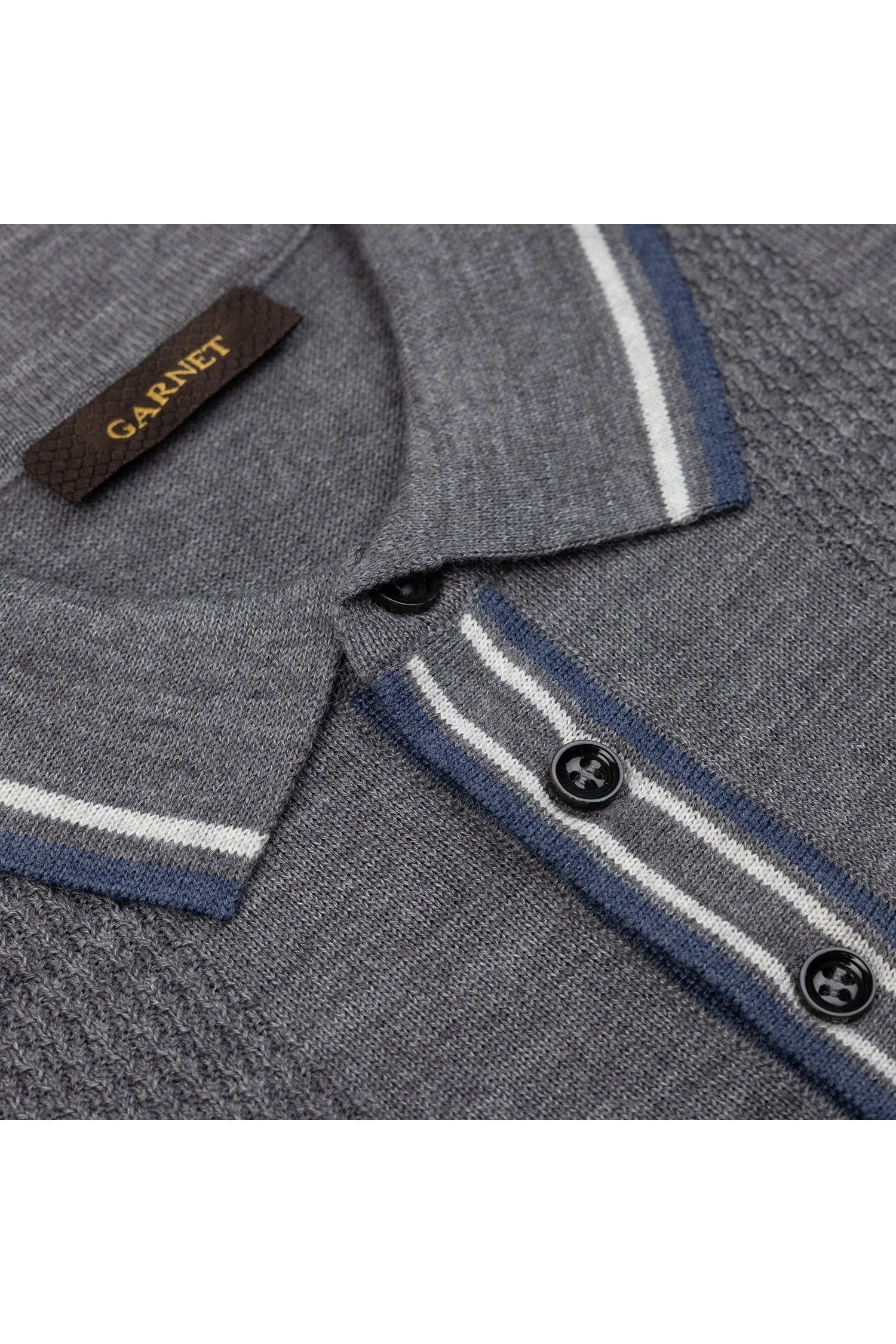 Jacquard Polo Sweater