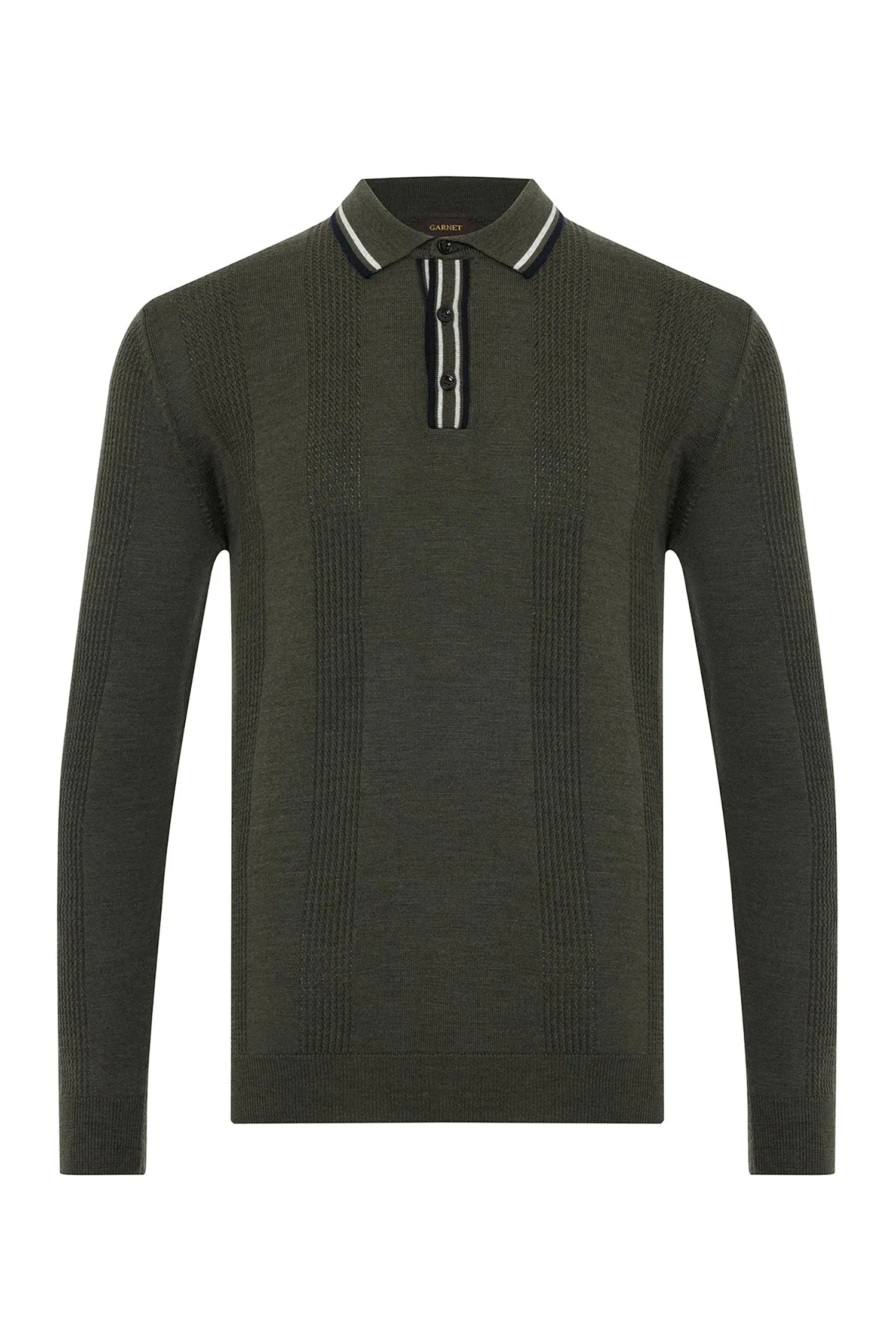 Jacquard Polo Sweater