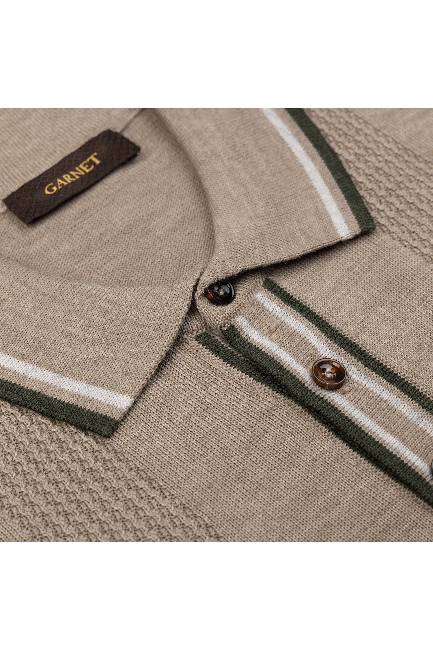 Jacquard Polo Sweater