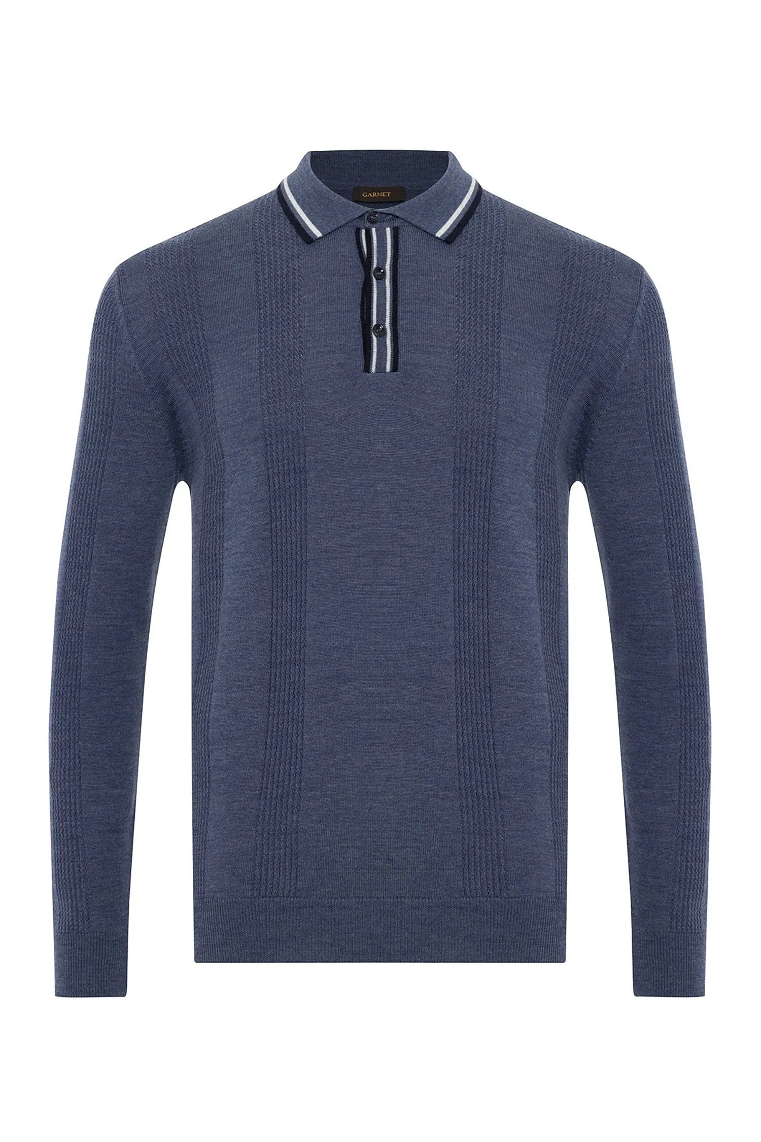 Jacquard Polo Sweater