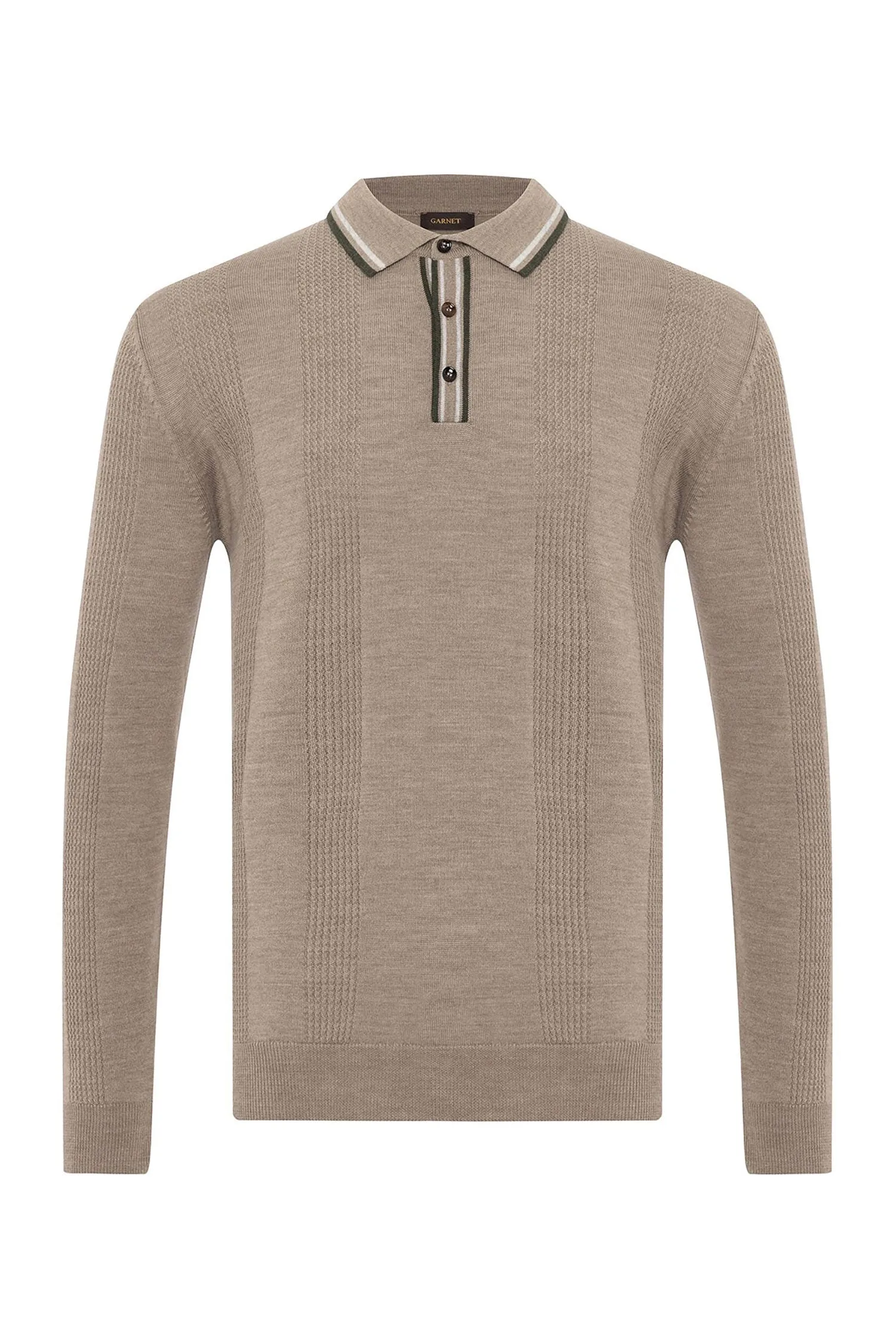 Jacquard Polo Sweater