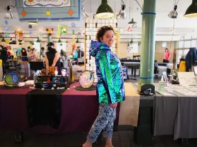 Junebug Waterproof Holographic Raincoat