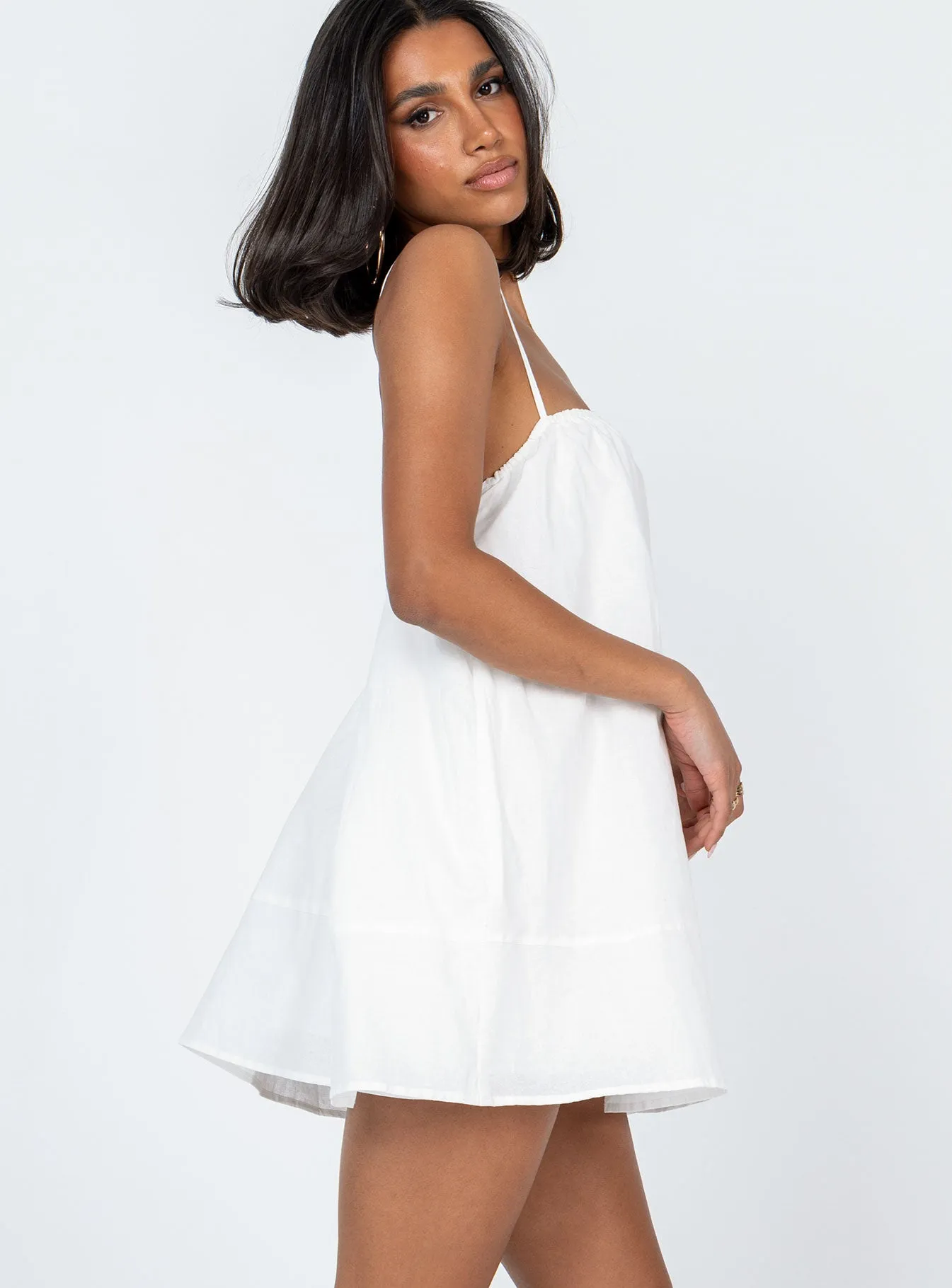 Kaitie Mini Dress White