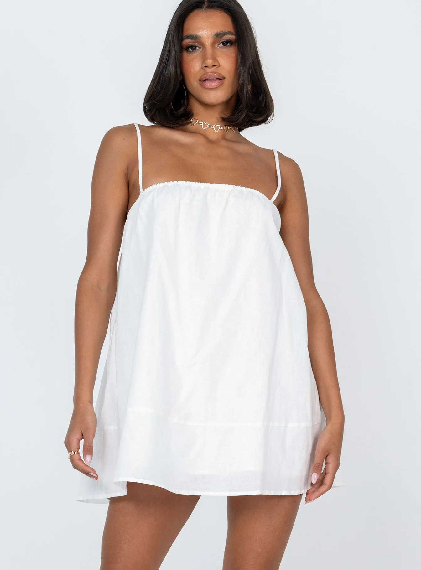 Kaitie Mini Dress White