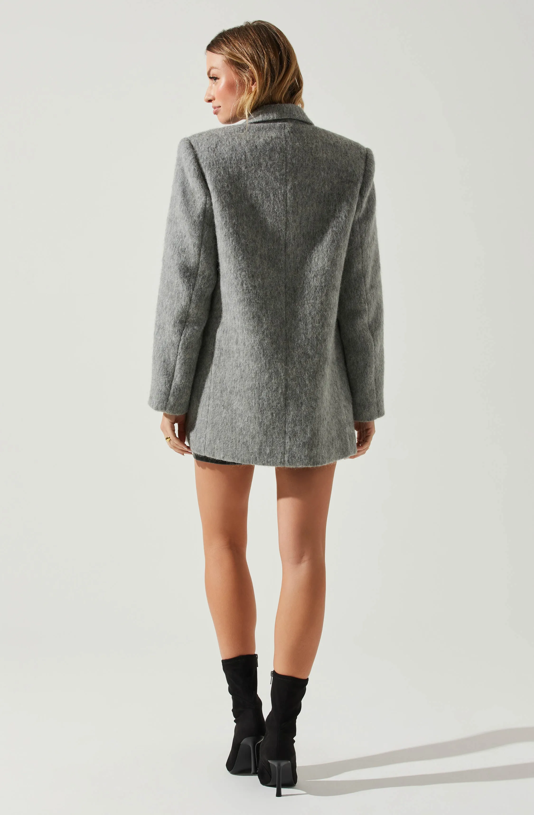 Kindra Wool Blend Coat