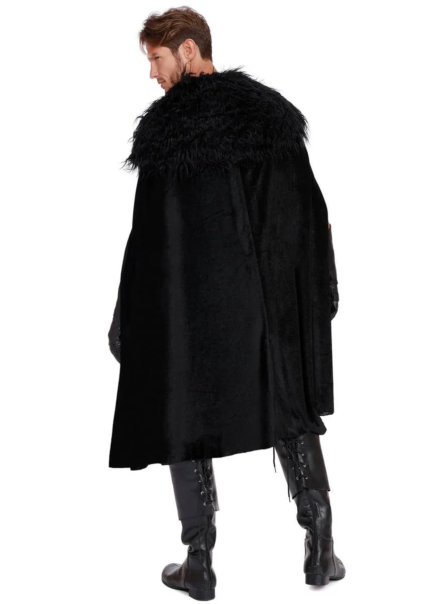 King of Thrones Mens Plus Size Jon Snow Medieval Costume