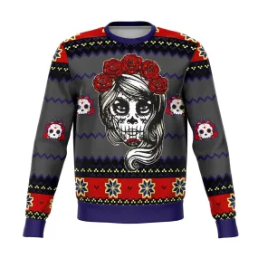 LADY DEAD DAY UGLY CHRISTMAS SWEATER