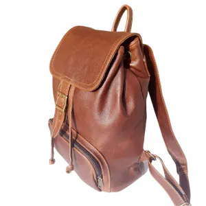 Leather Backpacks flap