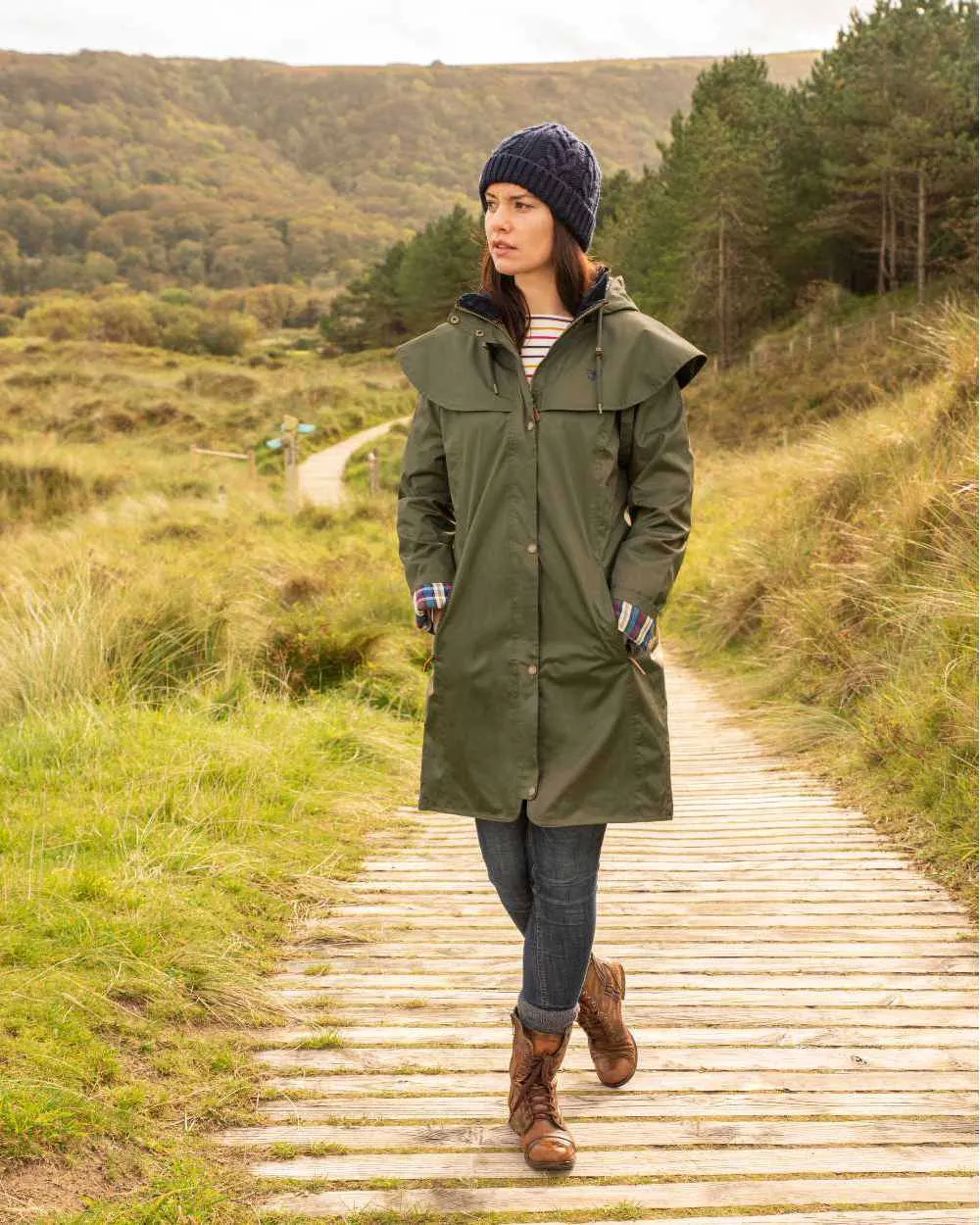 Lighthouse Outrider 3/4 Length Ladies Waterproof Raincoat