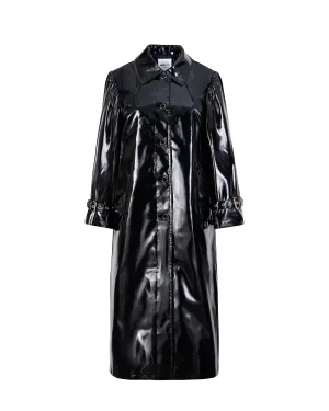 Long Raincoat - Black