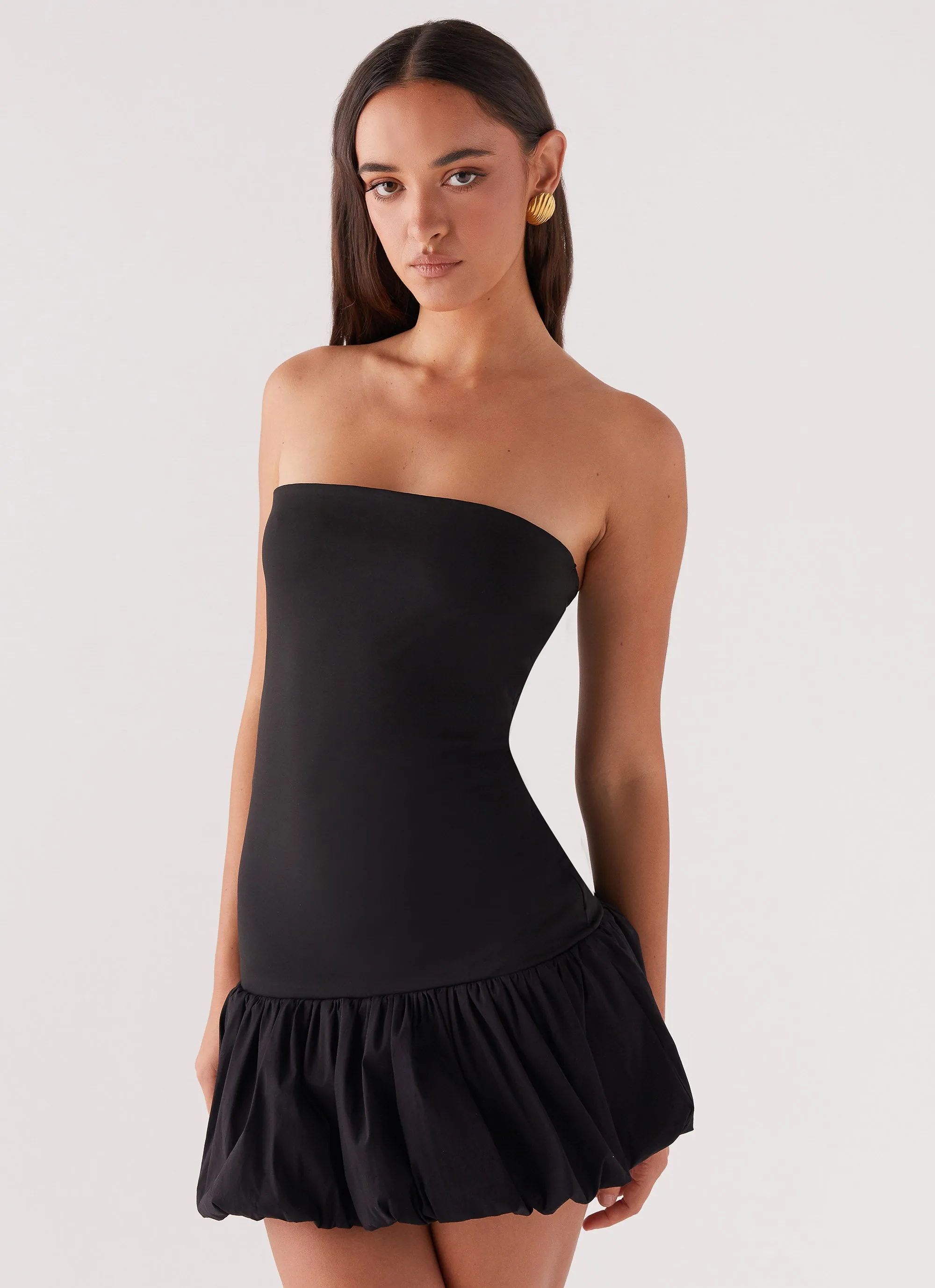 Lovin On Me Mini Dress - Black