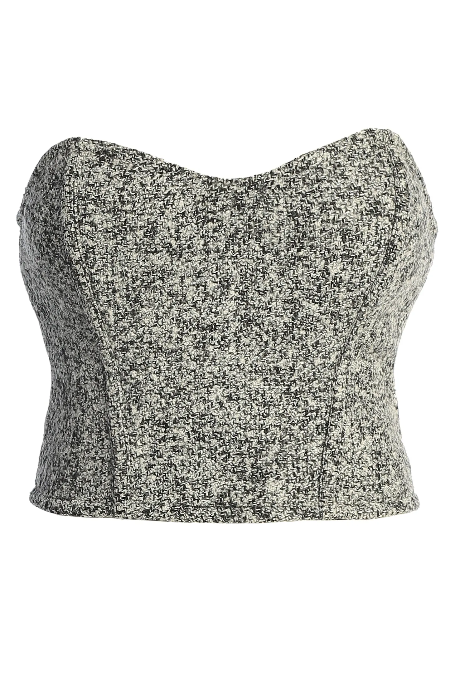 Lt. Grey All You Need Tweed Corset