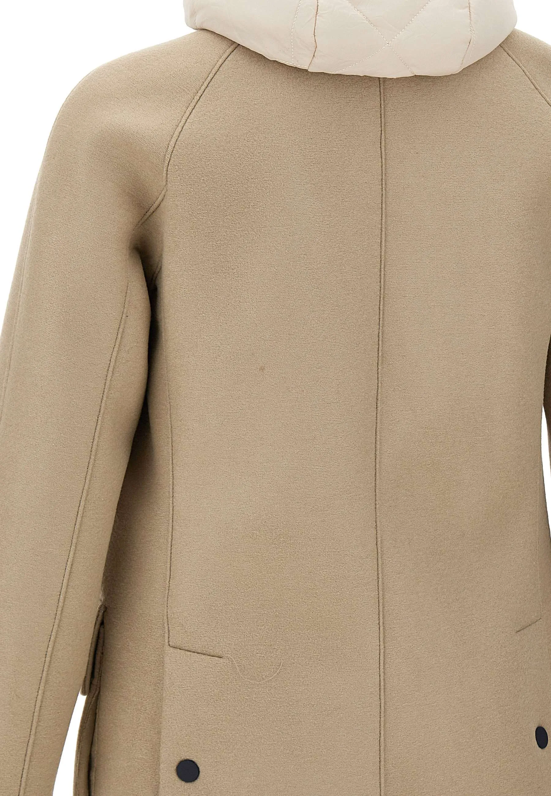 Men's Sand Wool Blend Coat