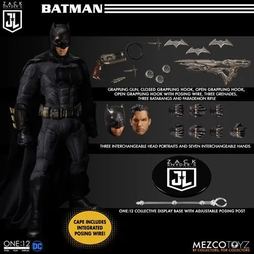 Mezco Toyz DC Zack Snyder Justice League Deluxe One:12 Collective Steel Boxed Set