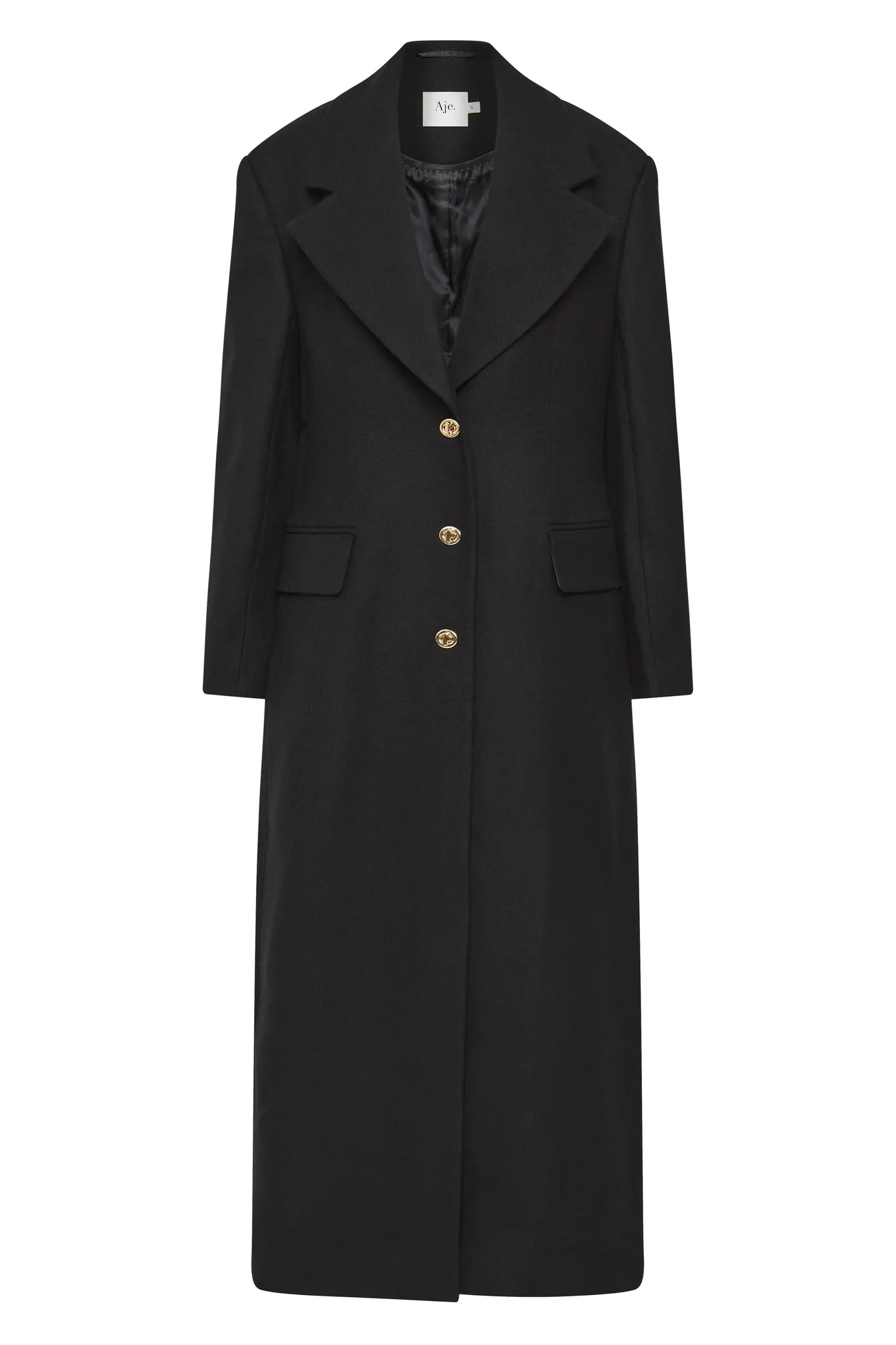 Minaret Long Line Wool Coat