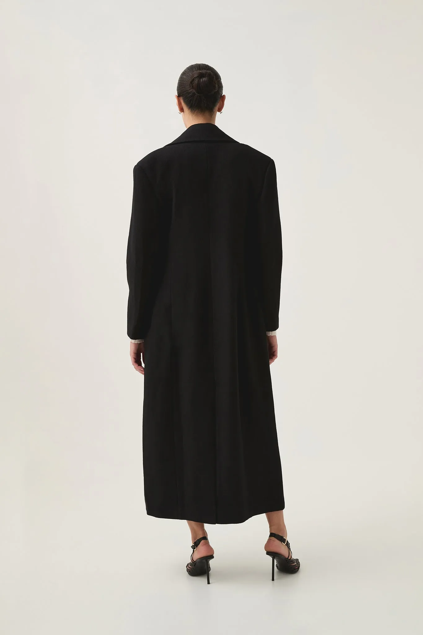 Minaret Long Line Wool Coat