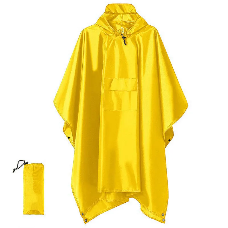 Multifunctional Three In One Cape PU Raincoat