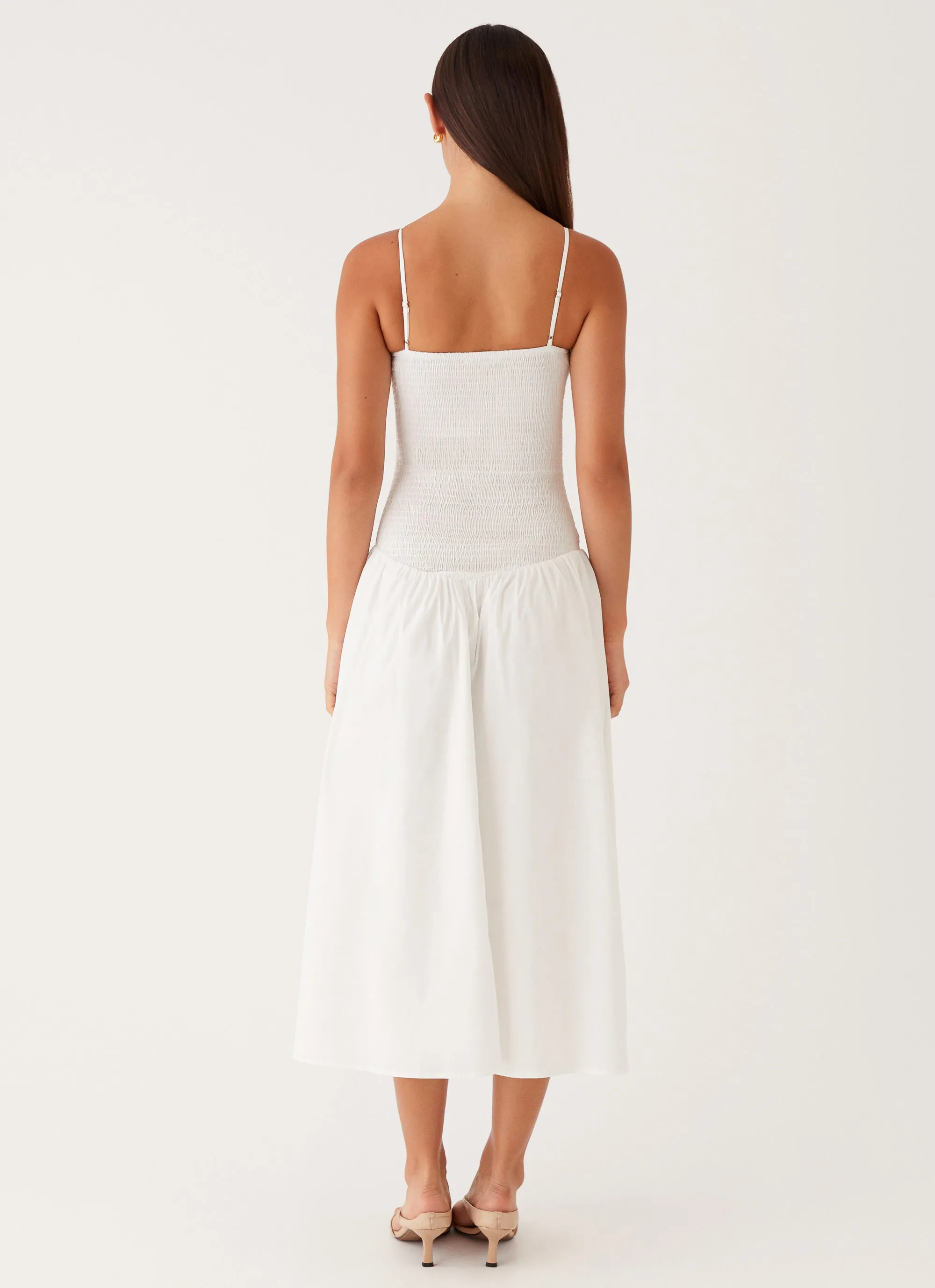 Natalyi Midi Dress - White