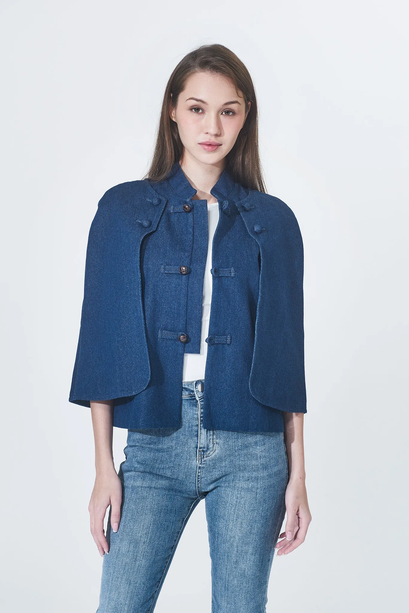 NAVA Denim 3-way Cape (Blue)