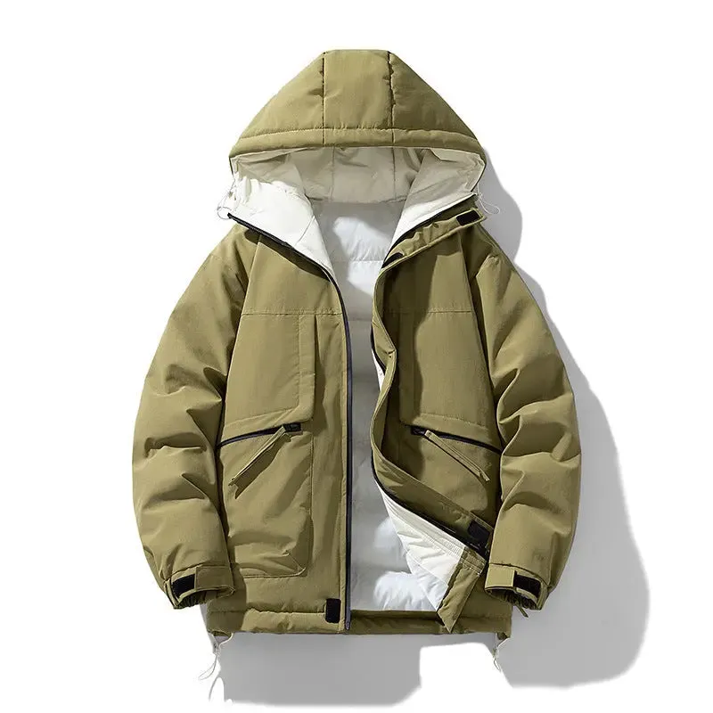 New Style Hooded Padded Jacket Men