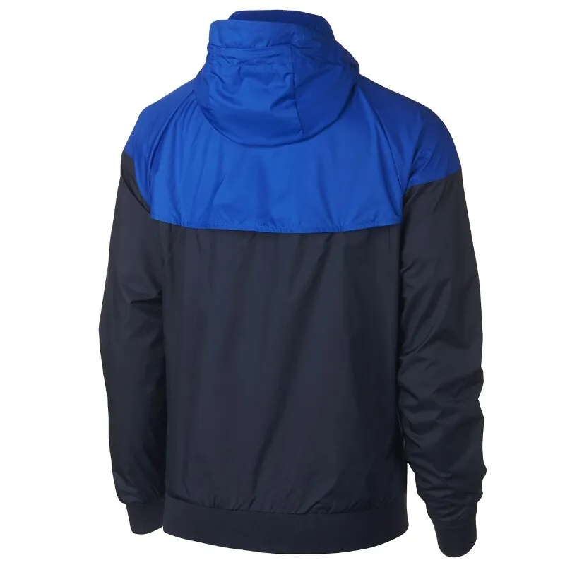 Nike Men's France Windrunner Jacket Obsidian/Hyper Cobalt