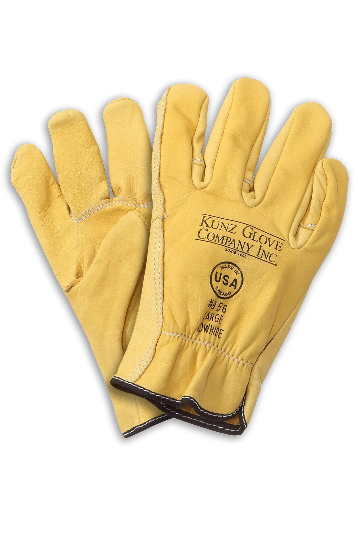 NSA 956 KUNZ Cowhide Driver Style Work Gloves