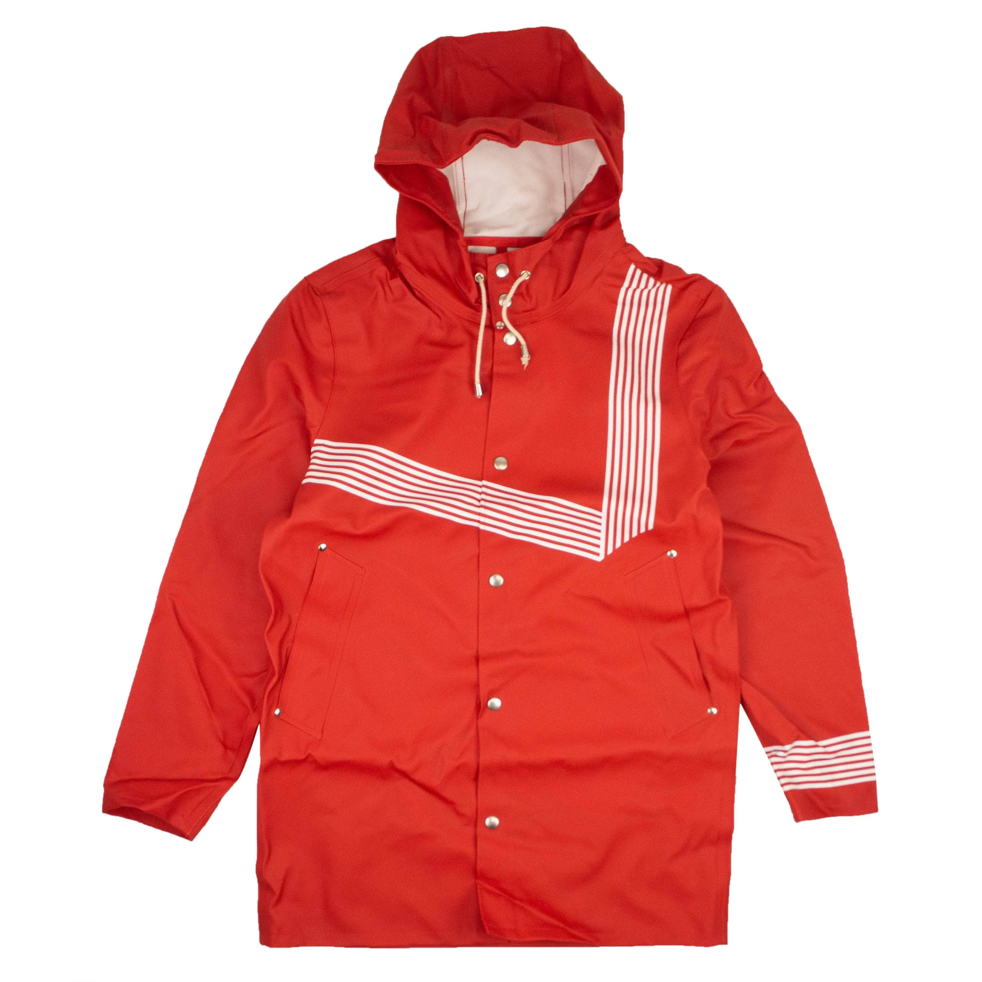 NWT STUTTERHEIM Red Band of Outsiders Raincoat Jacket Size XL $395