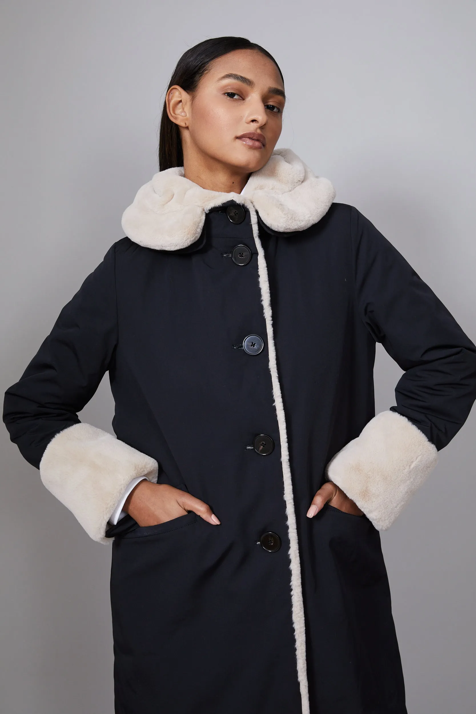 Pile Lined Storm Coat