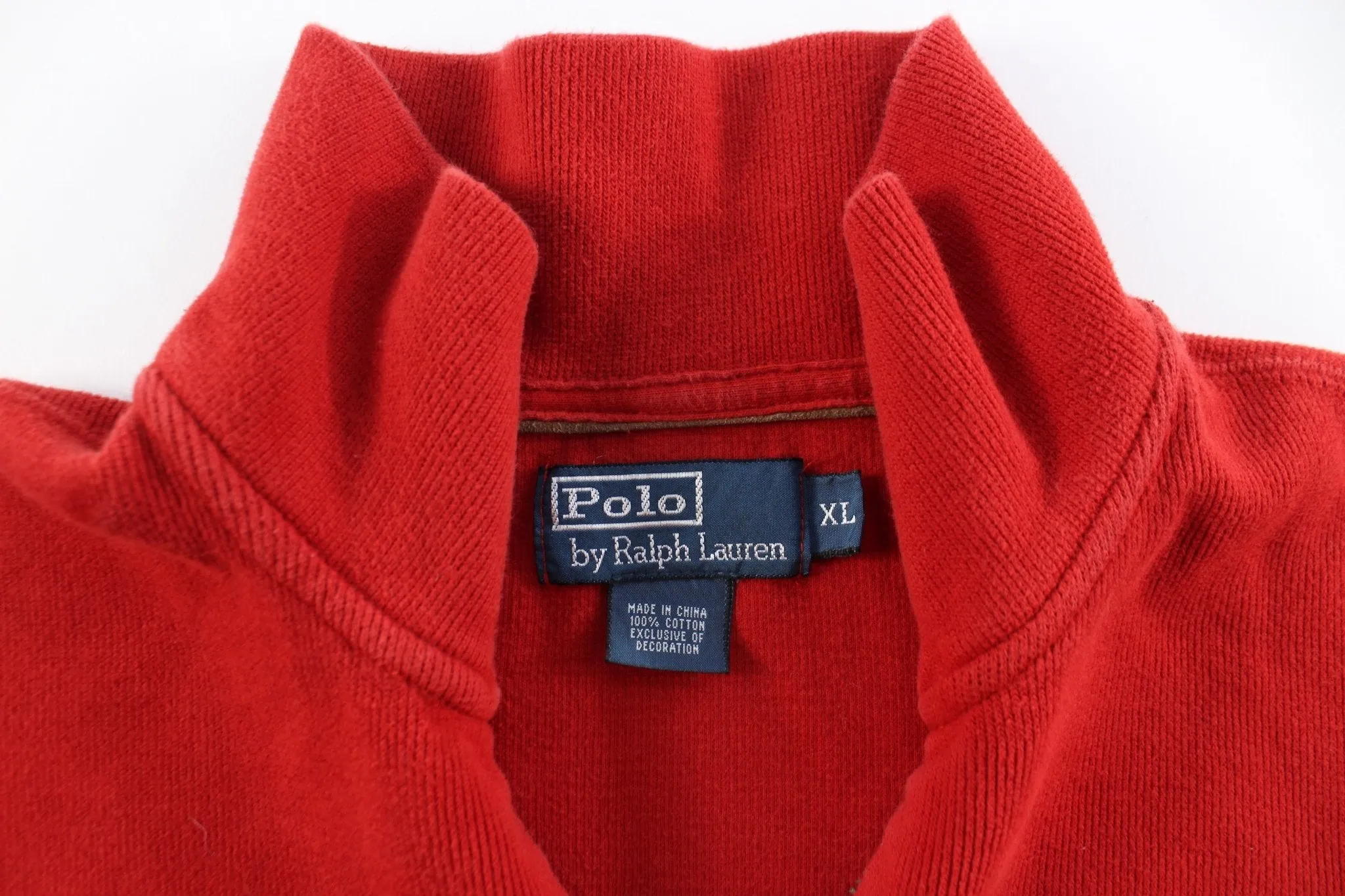 Polo by Ralph Lauren Embroidered Logo Burnt Orange Sweater