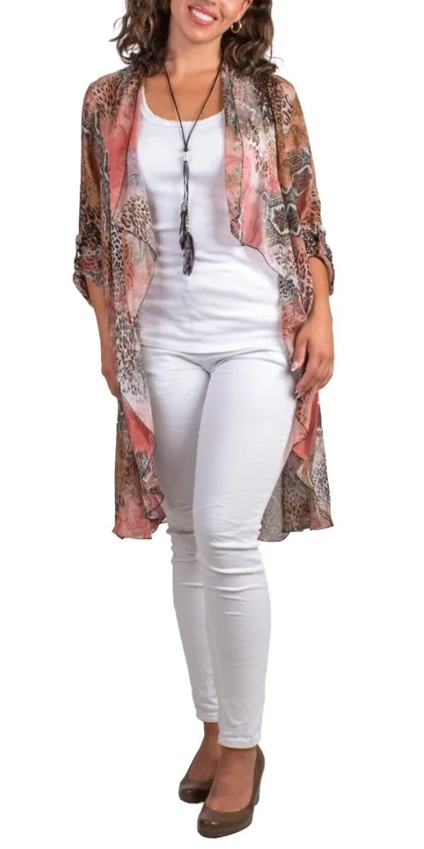 Portici Paisley Silk Cardigan