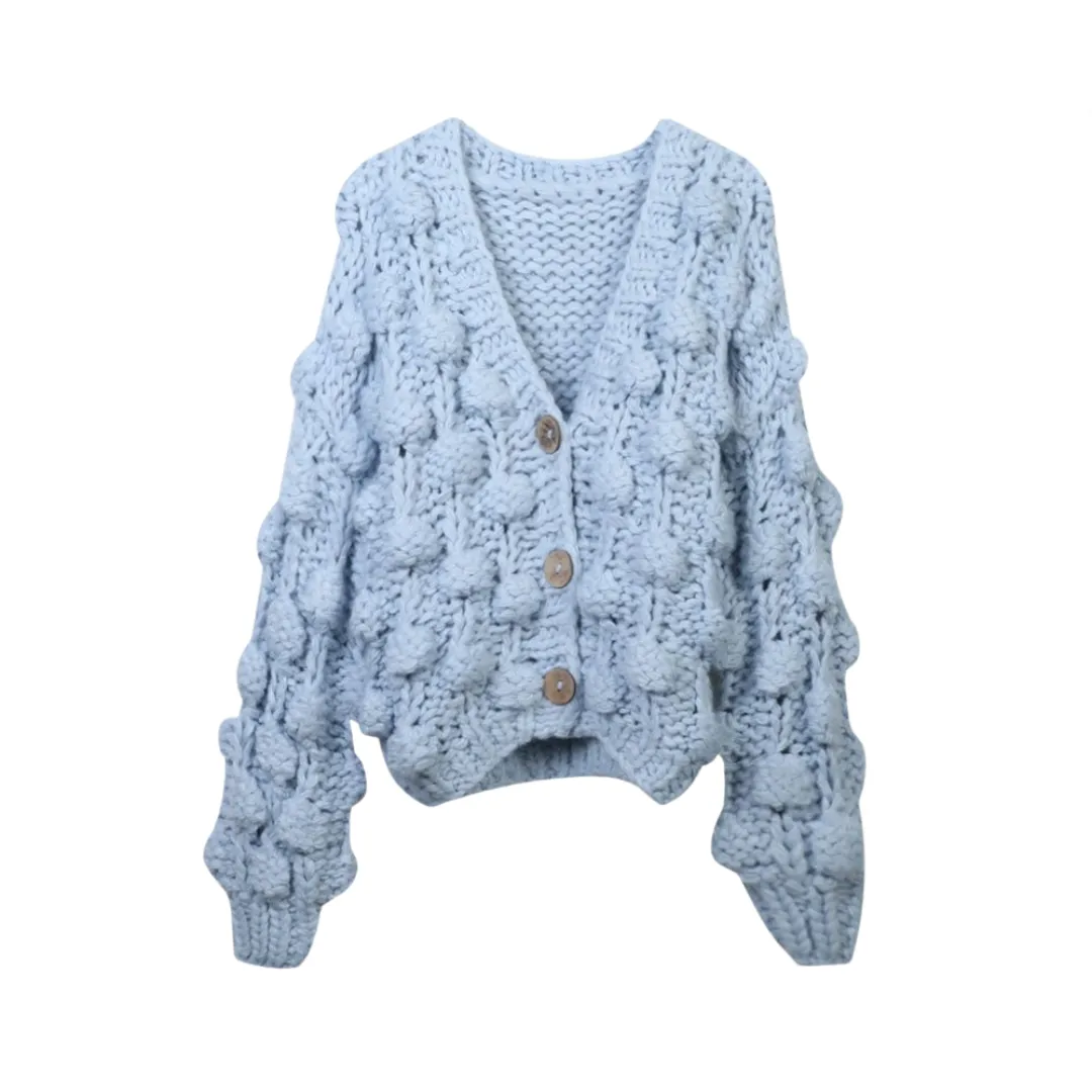 Pre Order:  Hand Knitted Loose Cardigan