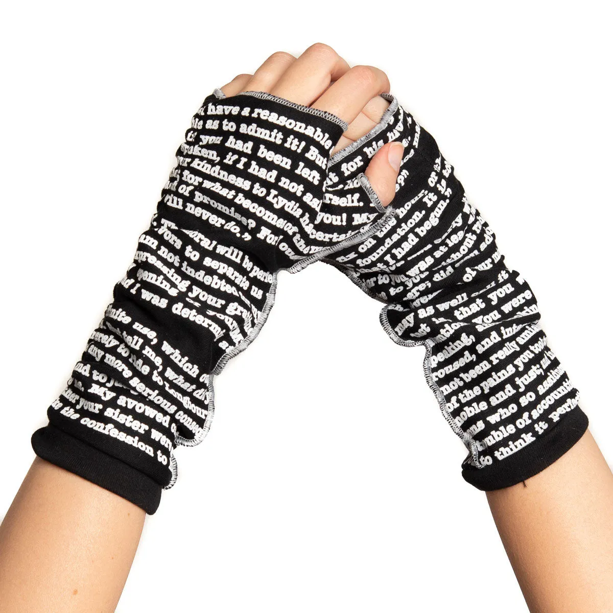 Pride and Prejudice Writing Gloves