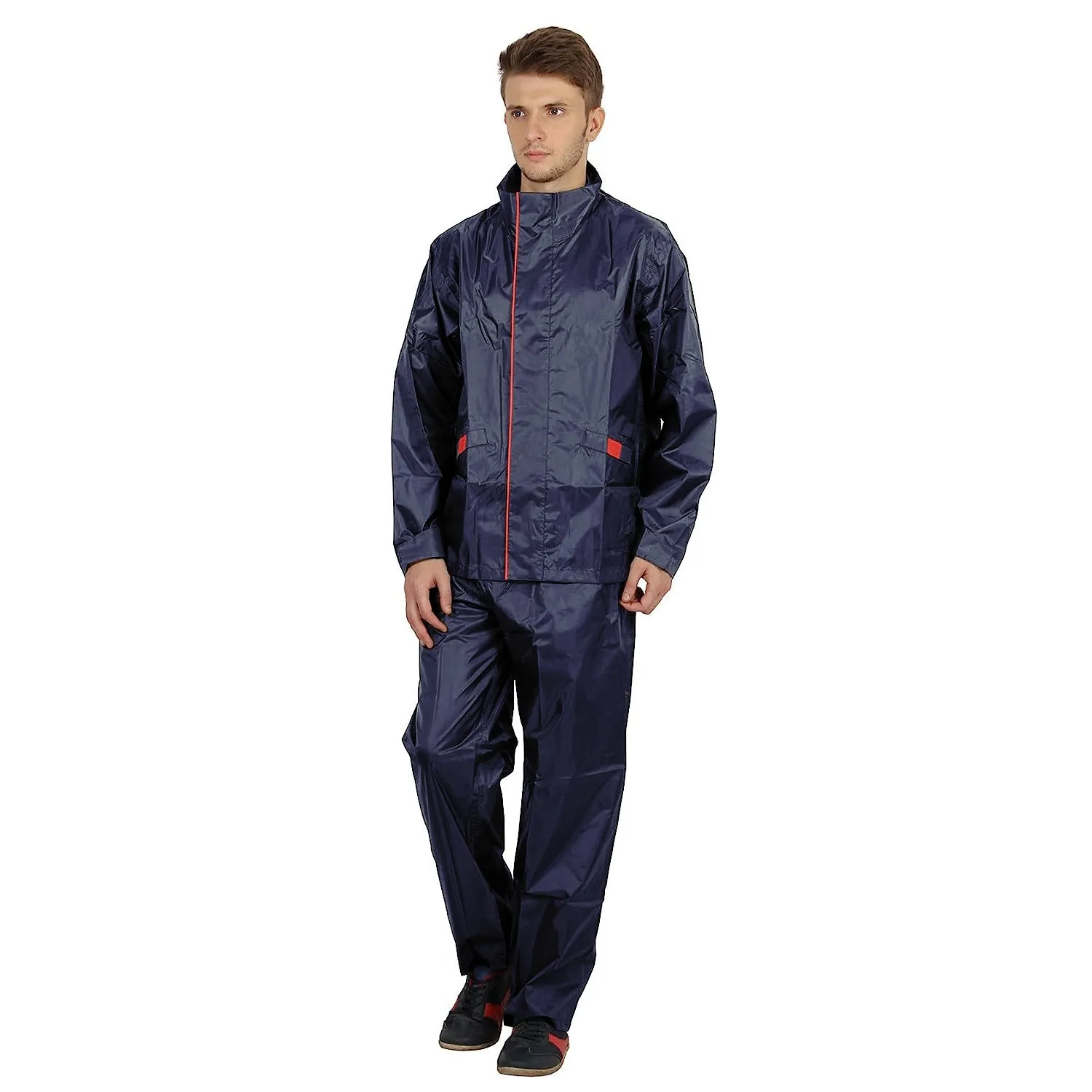 Prokick Desire Unisex Rain Suit (Waterproof Jacket with Hood, Pant and Carrying Pouch)