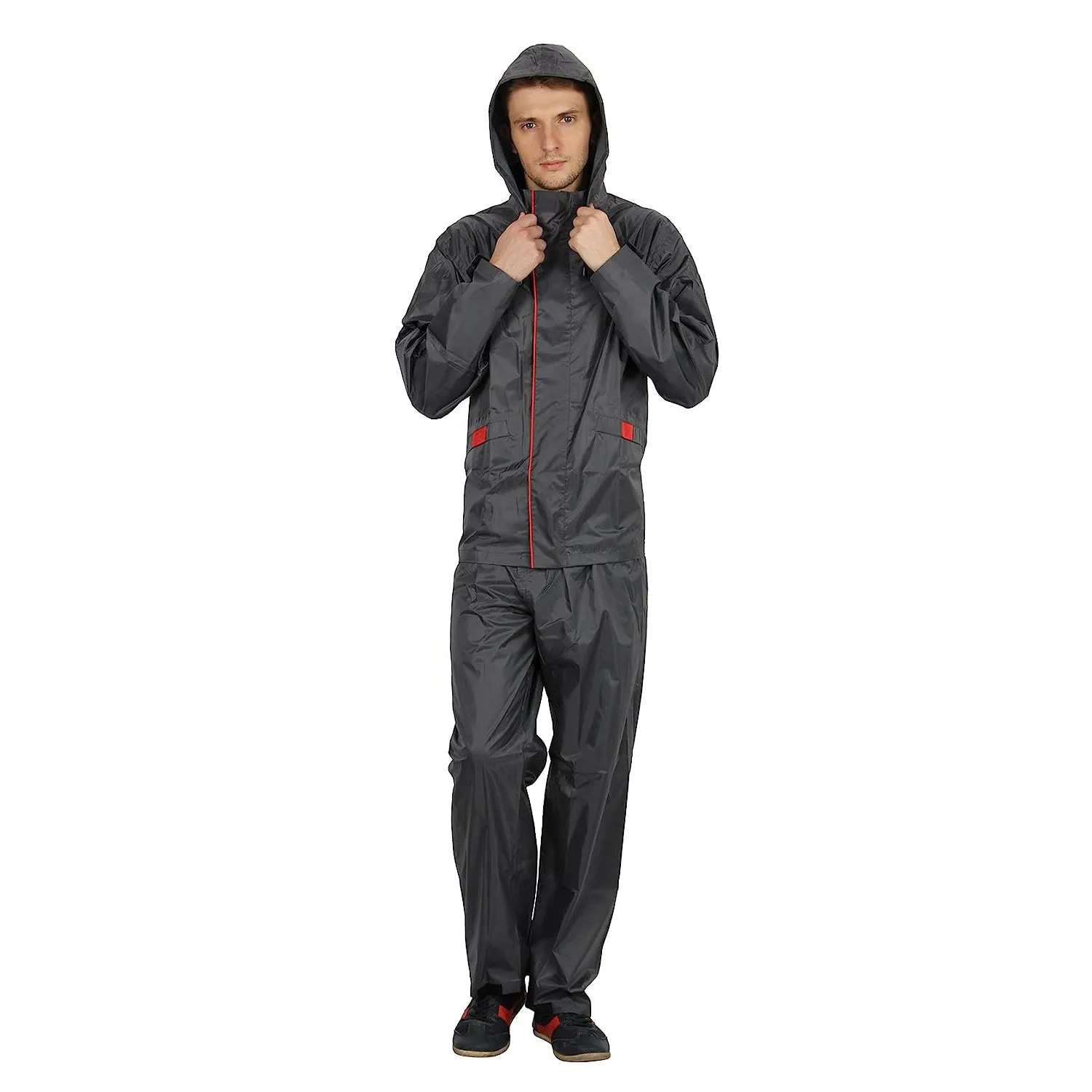 Prokick Desire Unisex Rain Suit (Waterproof Jacket with Hood, Pant and Carrying Pouch)