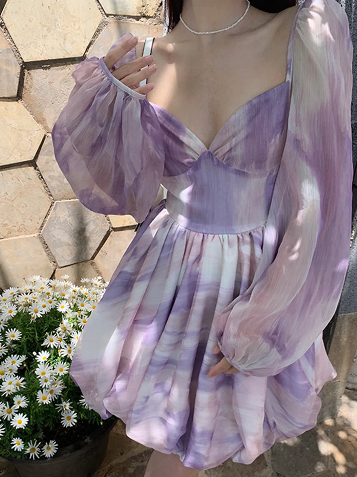 Purple Puff Fairy Dress