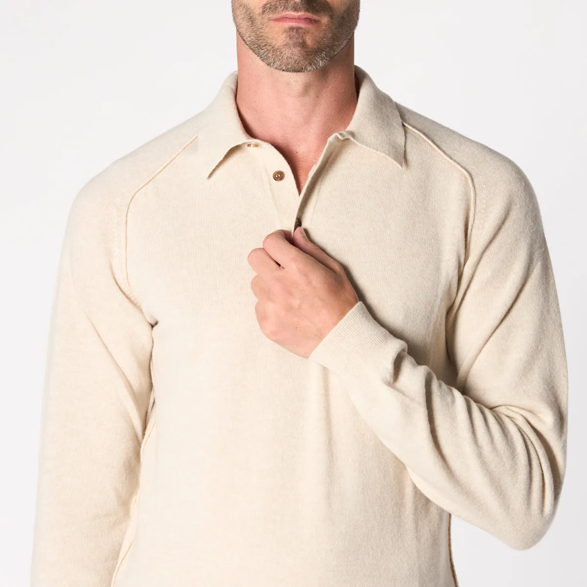 ROBERTO COLLINA POLO RA38004 16 BEIGE