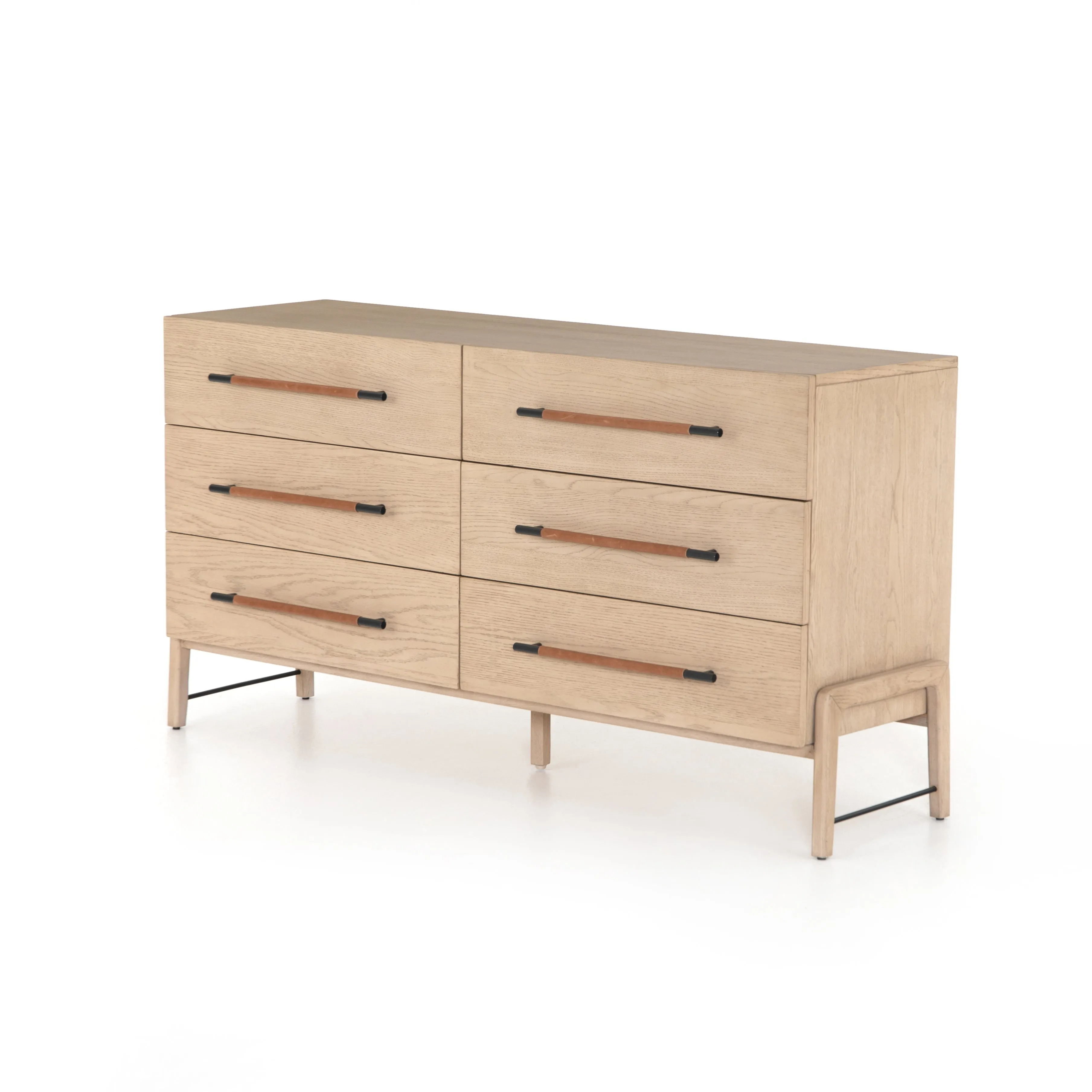 Rugosa 6 Drawer Low Dresser