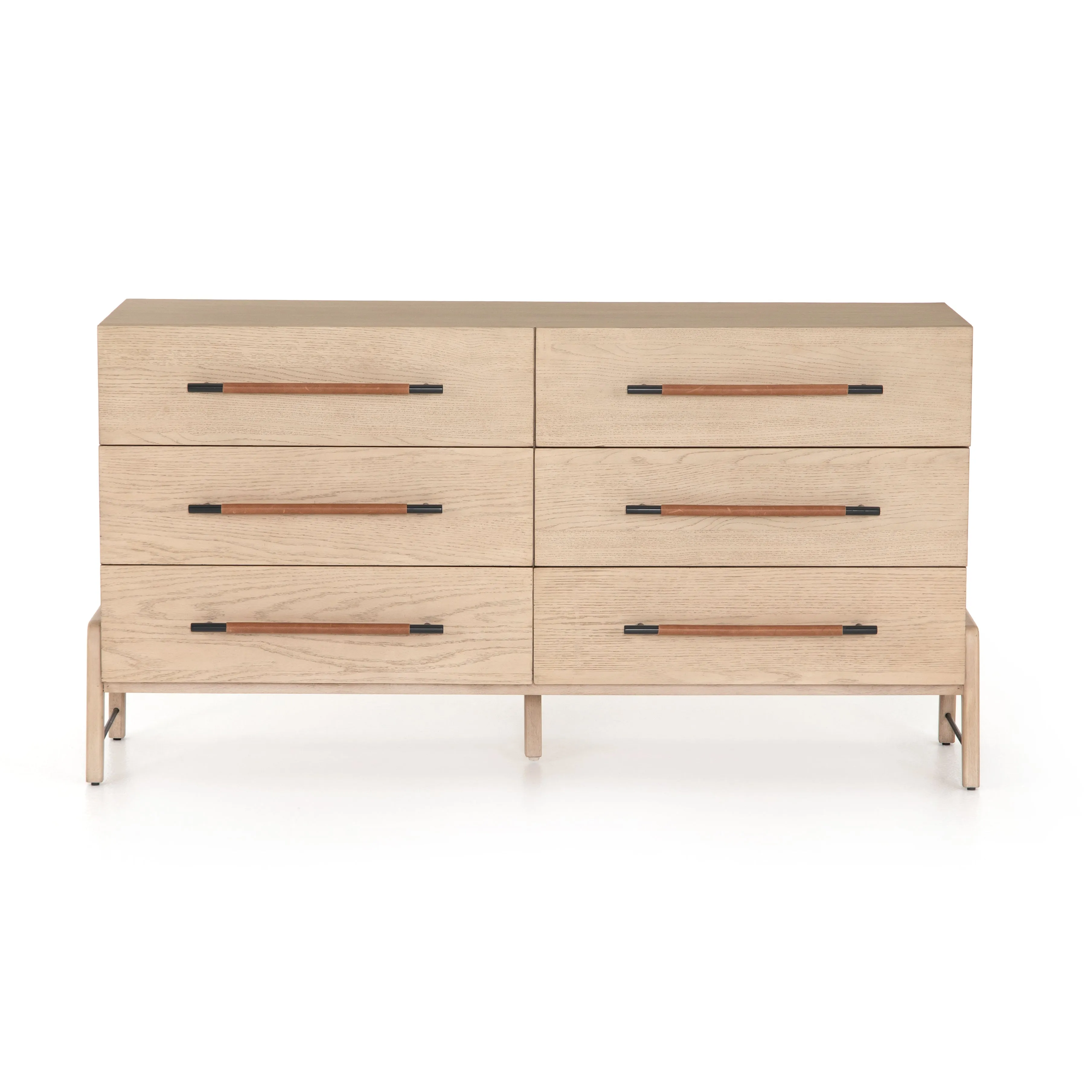 Rugosa 6 Drawer Low Dresser