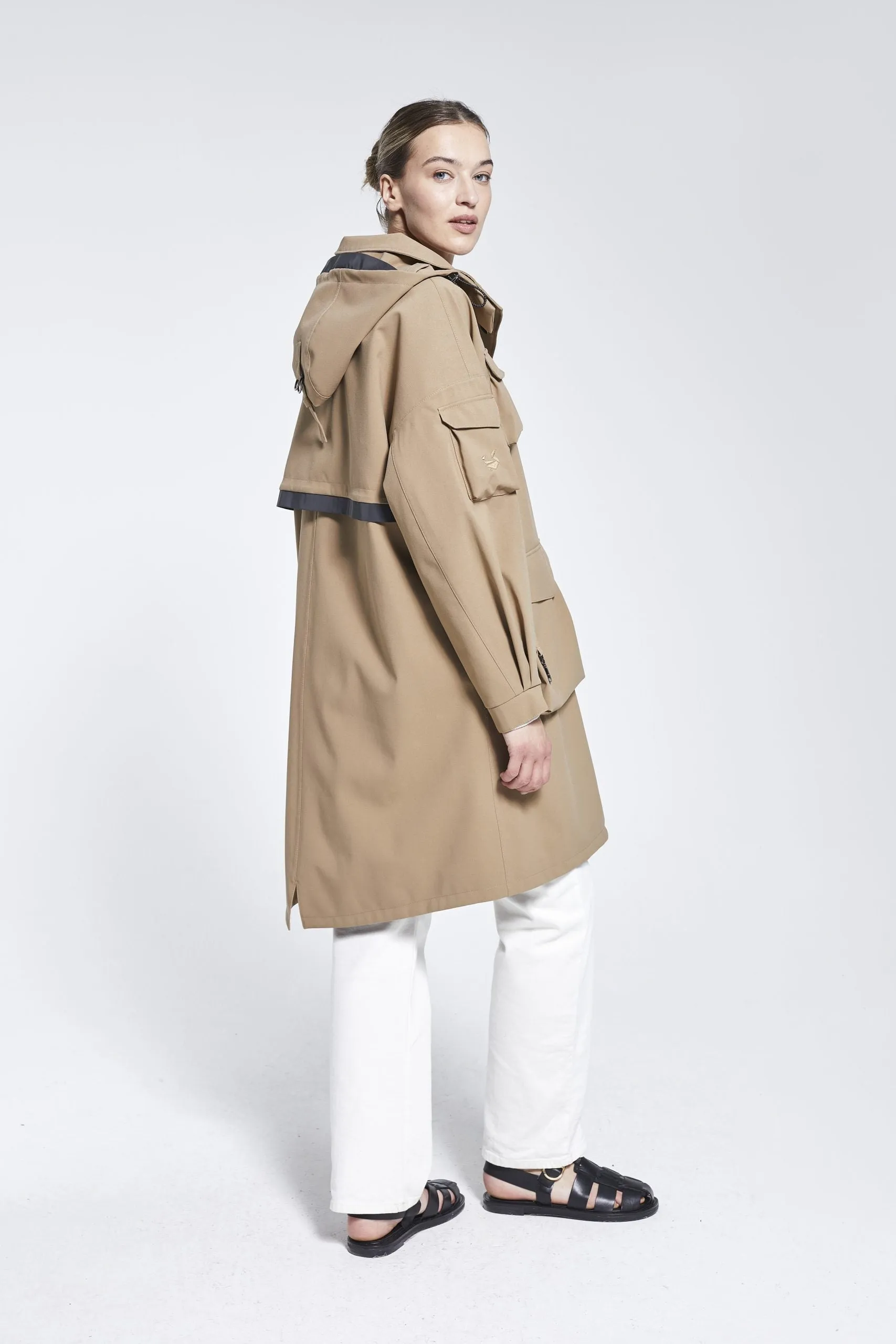 SAND MARILA RAINCOAT - recycled materials