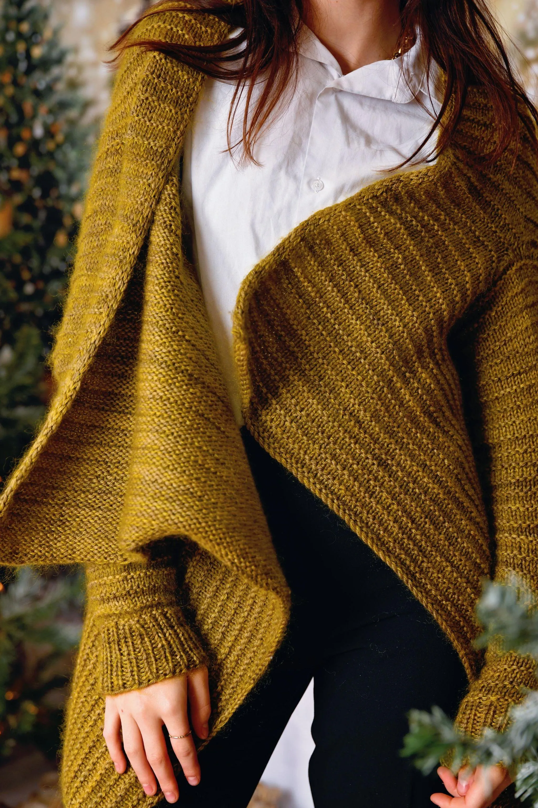 Silva asymmetrical cardigan | Knitting kit