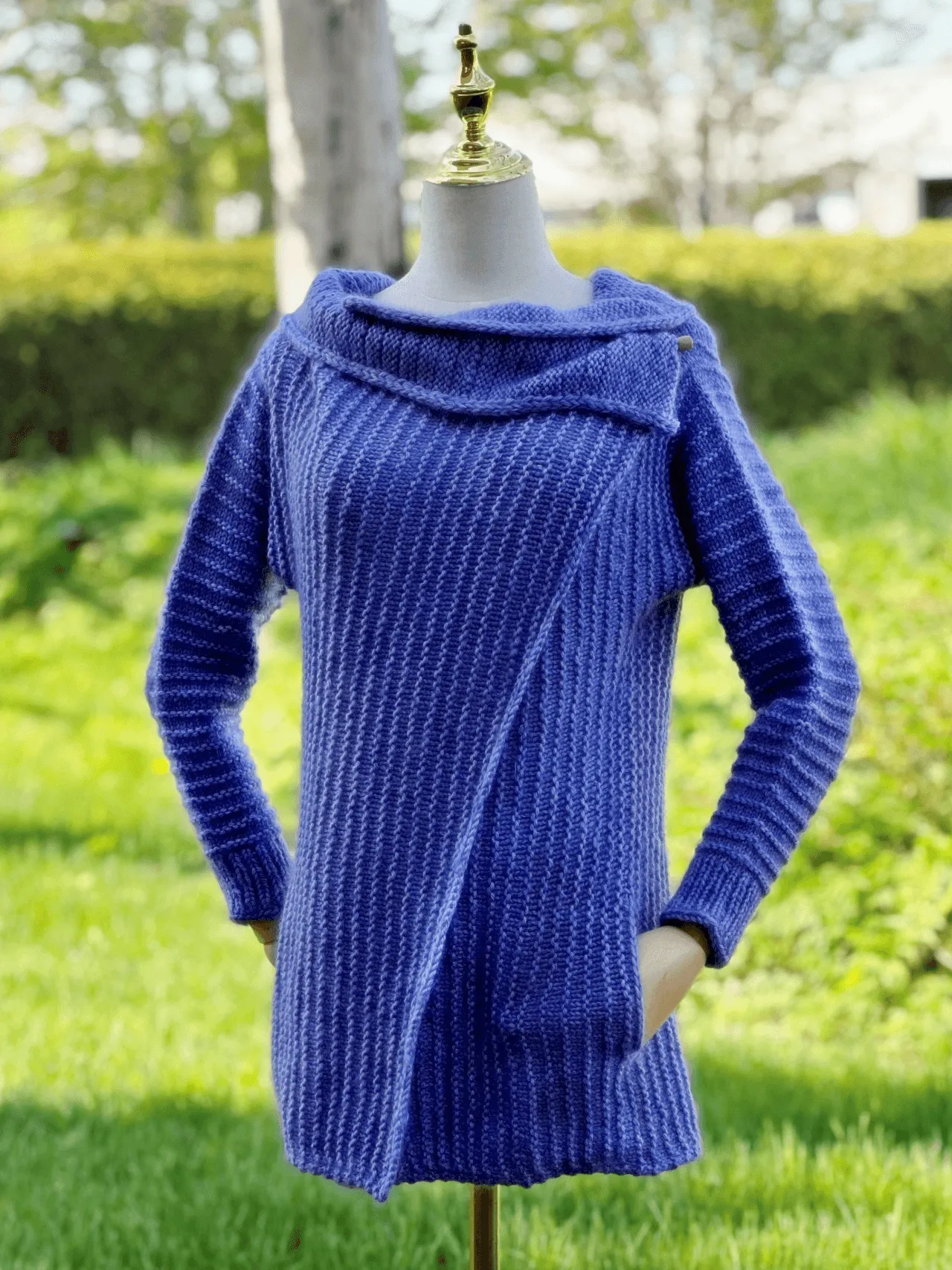 Silva asymmetrical cardigan | Knitting kit