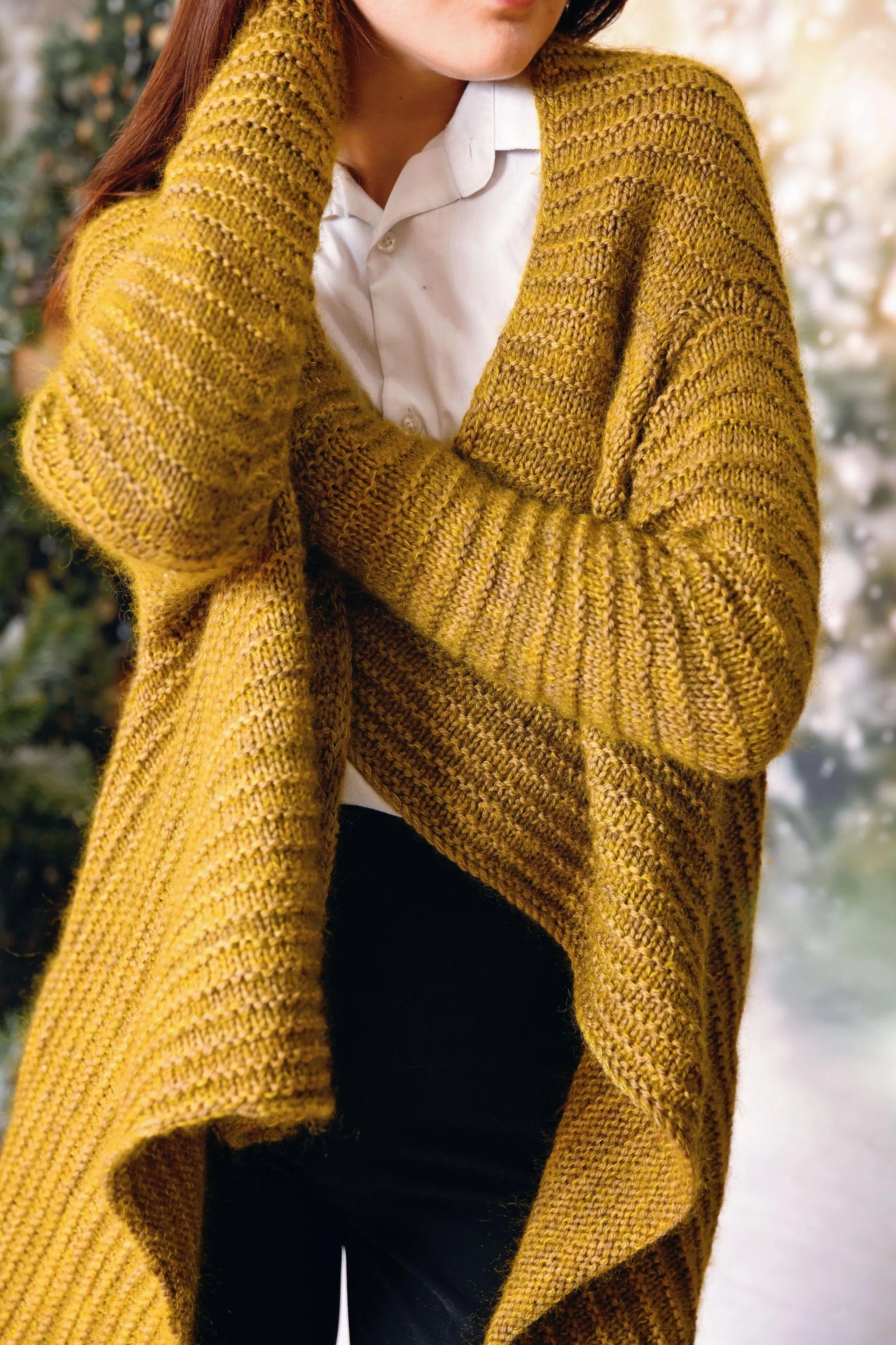 Silva asymmetrical cardigan | Knitting kit