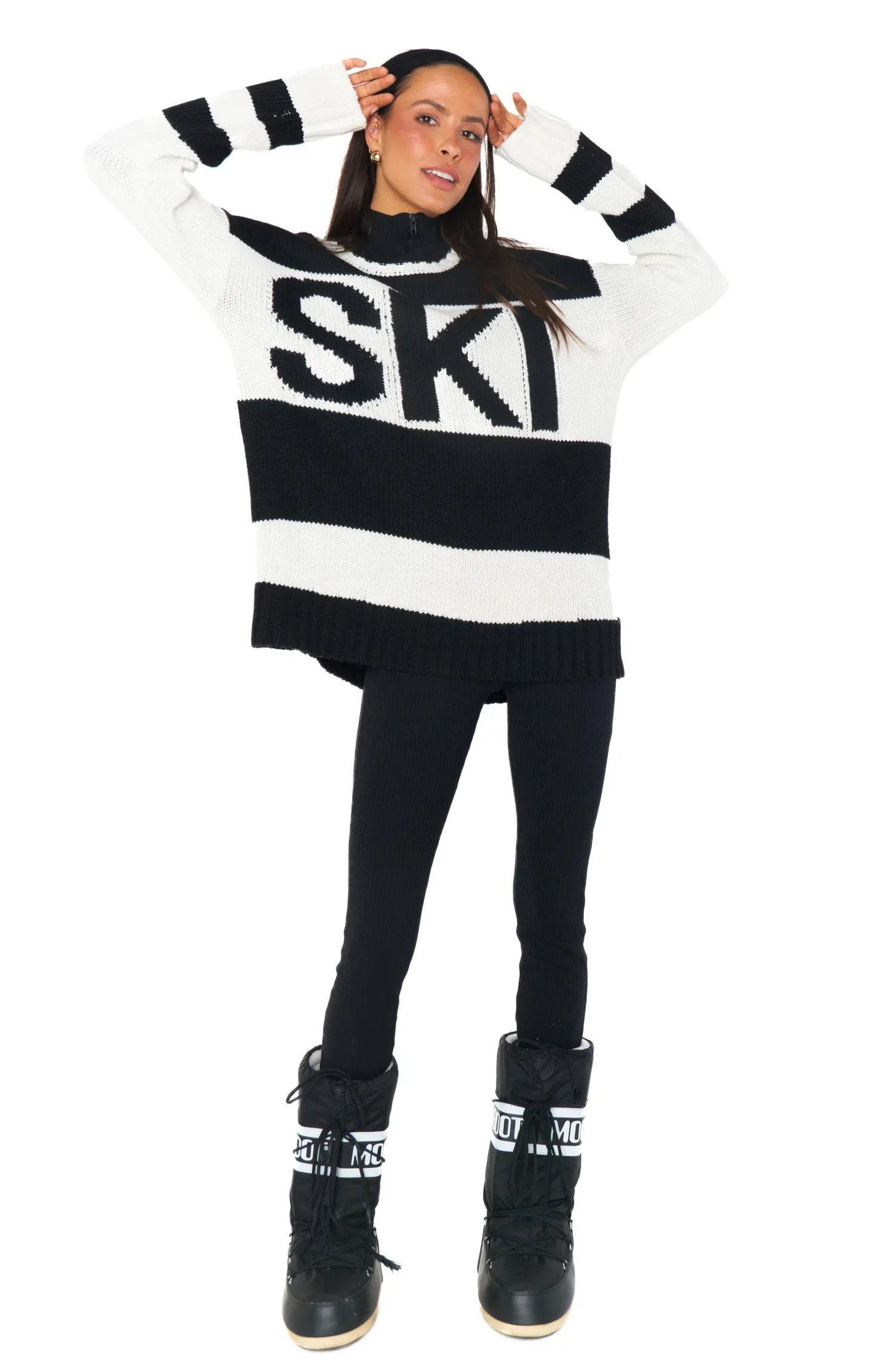 Ski in Sweater ~ Ski Knit Black