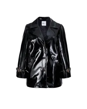 Slicker Trench Jacket - Black