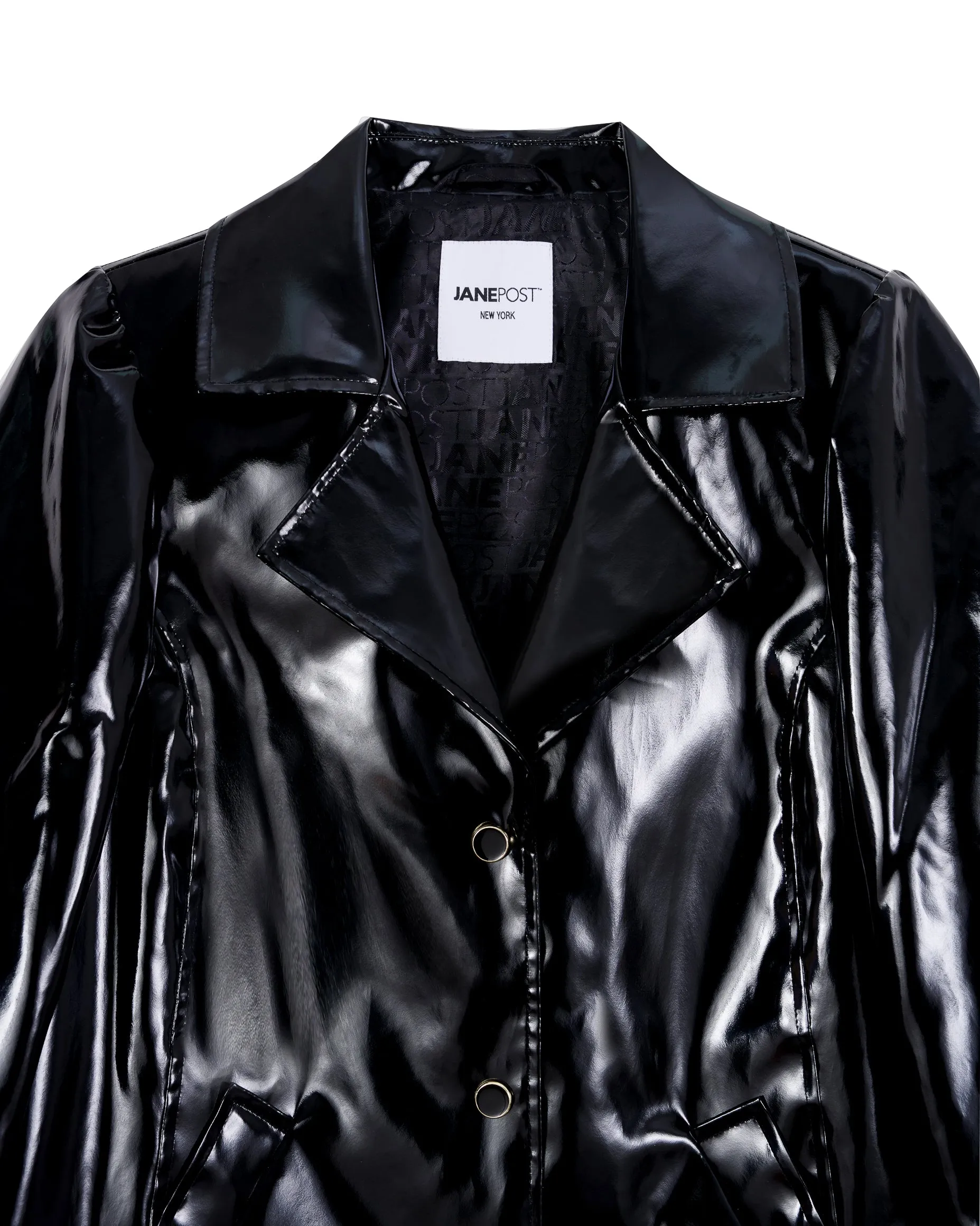 Slicker Trench Jacket - Black